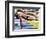 Male Swimmers at the Start of a Race-null-Framed Photographic Print