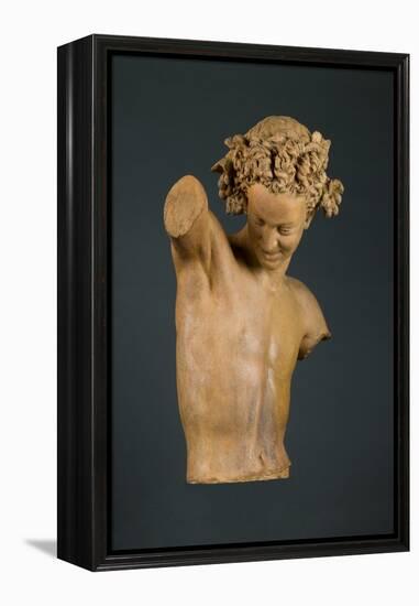 Male Torso, Spirit of the Dance (Terracotta)-Jean-Baptiste Carpeaux-Framed Premier Image Canvas