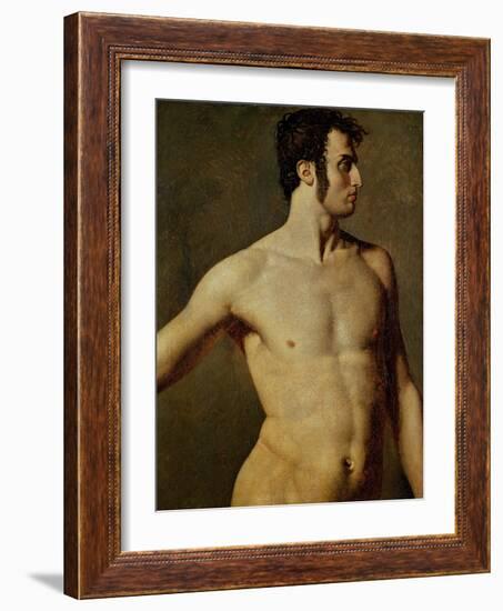 Male Torso-Jean-Auguste-Dominique Ingres-Framed Giclee Print