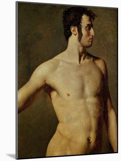 Male Torso-Jean-Auguste-Dominique Ingres-Mounted Giclee Print