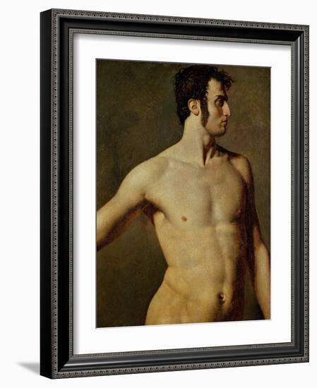 Male Torso-Jean-Auguste-Dominique Ingres-Framed Giclee Print