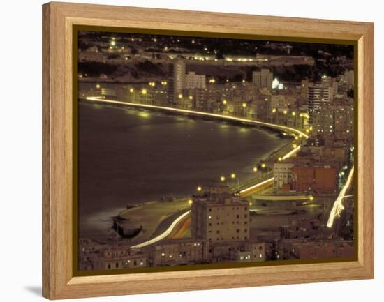 Malecon at Night, Havana, Cuba-Maresa Pryor-Framed Premier Image Canvas