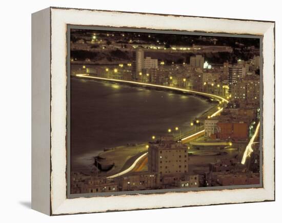 Malecon at Night, Havana, Cuba-Maresa Pryor-Framed Premier Image Canvas