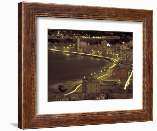 Malecon at Night, Havana, Cuba-Maresa Pryor-Framed Photographic Print