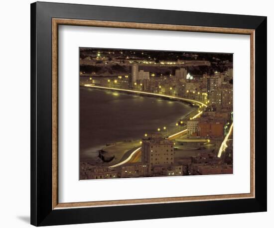 Malecon at Night, Havana, Cuba-Maresa Pryor-Framed Photographic Print