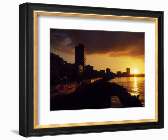 Malecon, Havana, Cuba-Angelo Cavalli-Framed Photographic Print