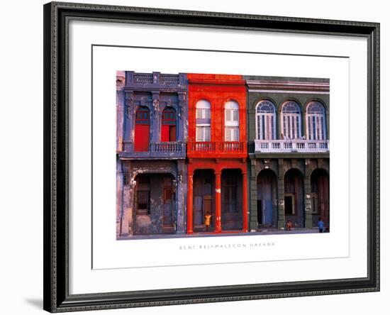 Malecon, Havana-Bent Rej-Framed Giclee Print