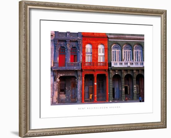 Malecon, Havana-Bent Rej-Framed Giclee Print