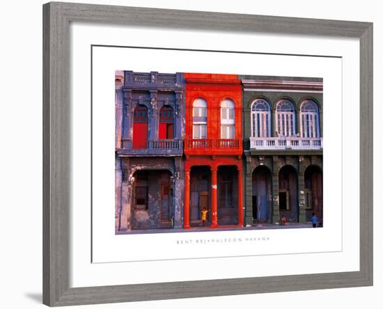 Malecon, Havana-Bent Rej-Framed Giclee Print