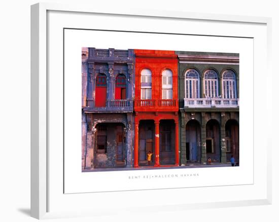 Malecon, Havana-Bent Rej-Framed Giclee Print