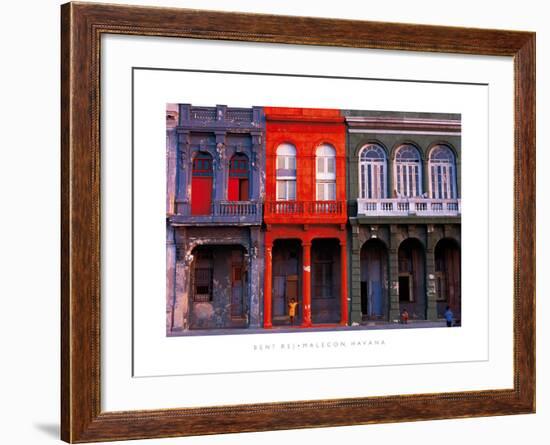 Malecon, Havana-Bent Rej-Framed Giclee Print