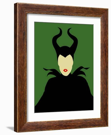 Maleficent-David Brodsky-Framed Art Print