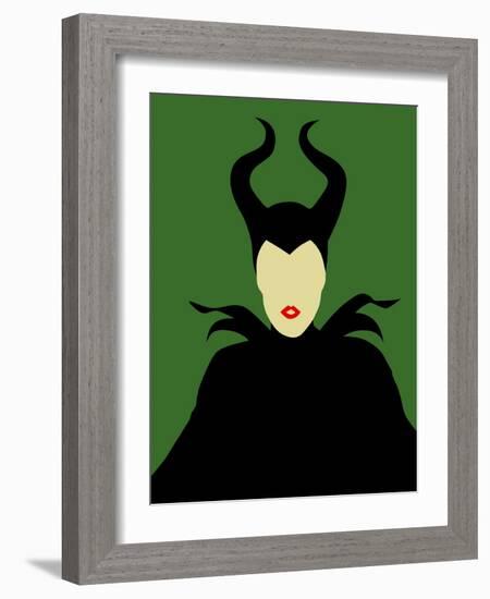 Maleficent-David Brodsky-Framed Art Print