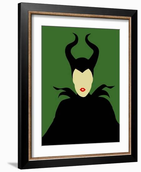 Maleficent-David Brodsky-Framed Art Print