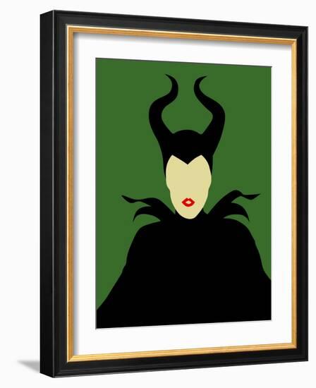 Maleficent-David Brodsky-Framed Art Print