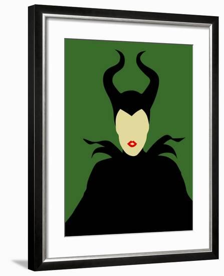 Maleficent-David Brodsky-Framed Art Print