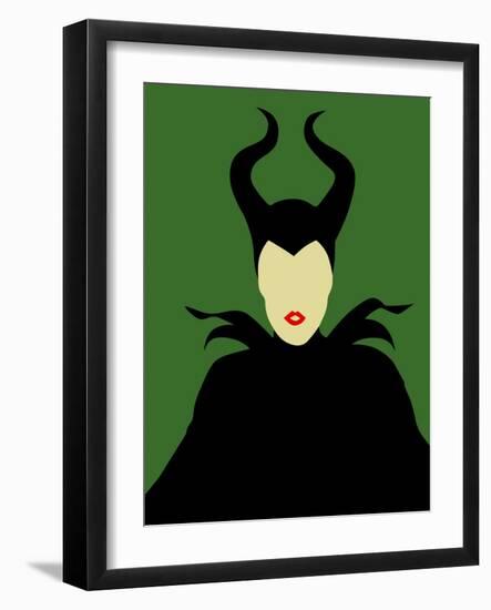 Maleficent-David Brodsky-Framed Art Print