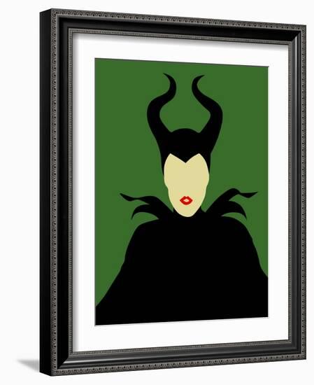 Maleficent-David Brodsky-Framed Art Print