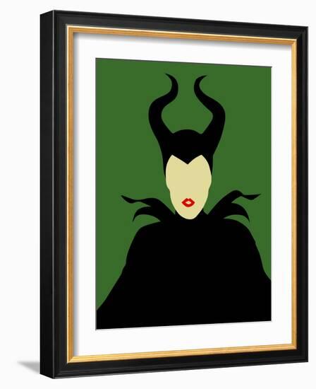 Maleficent-David Brodsky-Framed Art Print