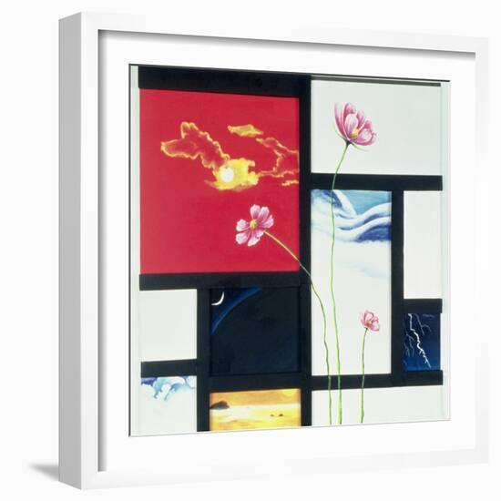 Malevich Inspired-Jung Sook Nam-Framed Giclee Print