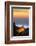 Malfa, church at dusk with sea behind, Sicily, Italy, Mediterranean, Europe-John Miller-Framed Photographic Print