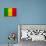 Mali Flag Design with Wood Patterning - Flags of the World Series-Philippe Hugonnard-Premium Giclee Print displayed on a wall