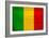Mali Flag Design with Wood Patterning - Flags of the World Series-Philippe Hugonnard-Framed Premium Giclee Print