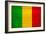 Mali Flag Design with Wood Patterning - Flags of the World Series-Philippe Hugonnard-Framed Premium Giclee Print