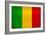 Mali Flag Design with Wood Patterning - Flags of the World Series-Philippe Hugonnard-Framed Art Print