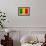 Mali Flag Design with Wood Patterning - Flags of the World Series-Philippe Hugonnard-Framed Art Print displayed on a wall