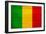 Mali Flag Design with Wood Patterning - Flags of the World Series-Philippe Hugonnard-Framed Art Print