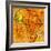 Mali on Actual Map of Africa-michal812-Framed Premium Giclee Print