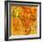 Mali on Actual Map of Africa-michal812-Framed Premium Giclee Print