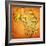 Mali on Actual Map of Africa-michal812-Framed Premium Giclee Print