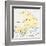 Mali Political Map-Peter Hermes Furian-Framed Art Print