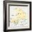 Mali Political Map-Peter Hermes Furian-Framed Art Print