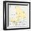 Mali Political Map-Peter Hermes Furian-Framed Art Print