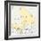 Mali Political Map-Peter Hermes Furian-Framed Premium Giclee Print