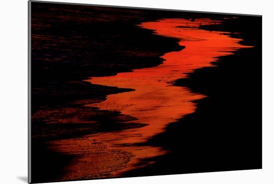 Malibu Beach at Sunset-Howard Ruby-Mounted Photographic Print