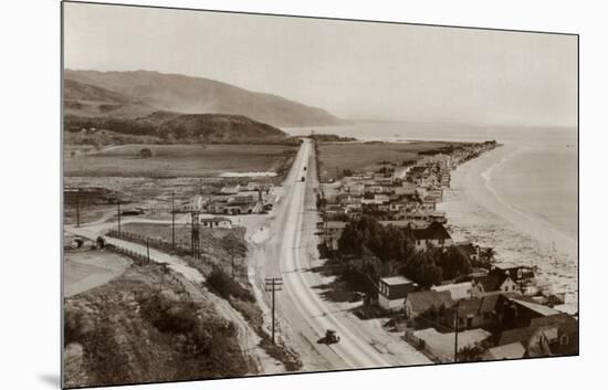 Malibu Beach Colony, 1944-null-Mounted Art Print