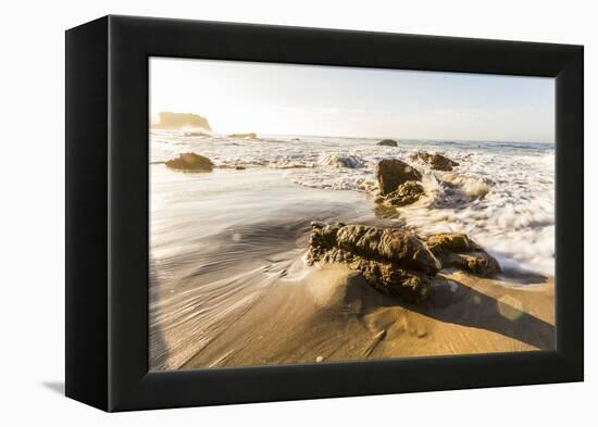 Malibu, California, USA: Famous El Matador Beach In Summer In The Early Morning-Axel Brunst-Framed Premier Image Canvas