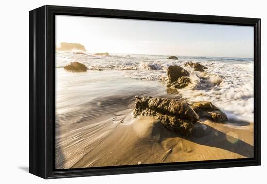 Malibu, California, USA: Famous El Matador Beach In Summer In The Early Morning-Axel Brunst-Framed Premier Image Canvas