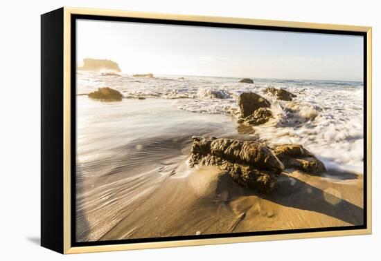 Malibu, California, USA: Famous El Matador Beach In Summer In The Early Morning-Axel Brunst-Framed Premier Image Canvas