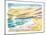 Malibu Californian Sunset with Ocean Waves-M. Bleichner-Mounted Art Print