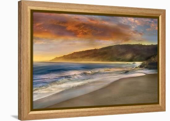 Malibu Sun-Mike Calascibetta-Framed Stretched Canvas