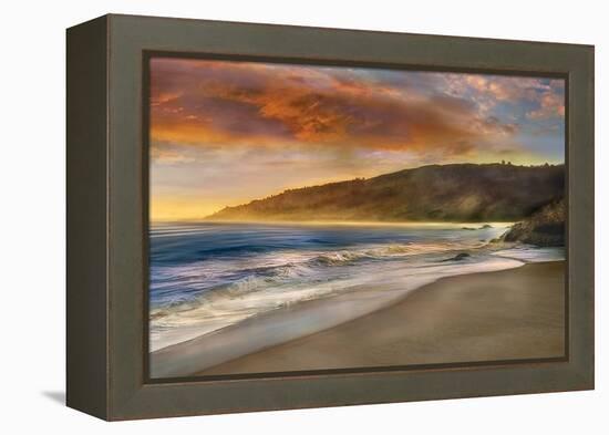 Malibu Sun-Mike Calascibetta-Framed Stretched Canvas