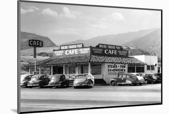 Malibu Trading Post and Café-null-Mounted Photographic Print