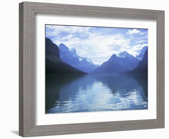 Maligne Lake, Alberta, Rockies, Canada-J Lightfoot-Framed Photographic Print