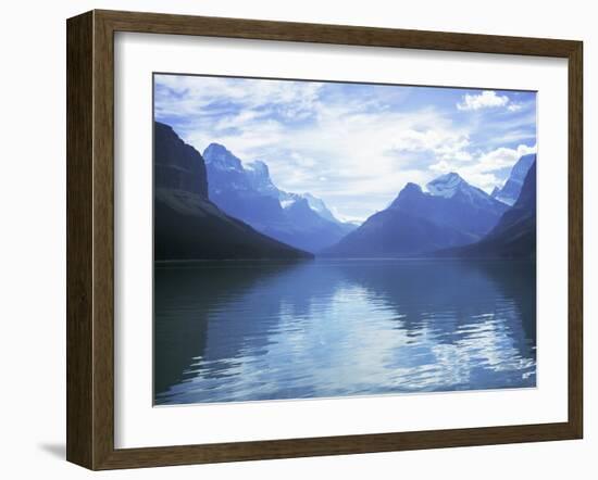 Maligne Lake, Alberta, Rockies, Canada-J Lightfoot-Framed Photographic Print