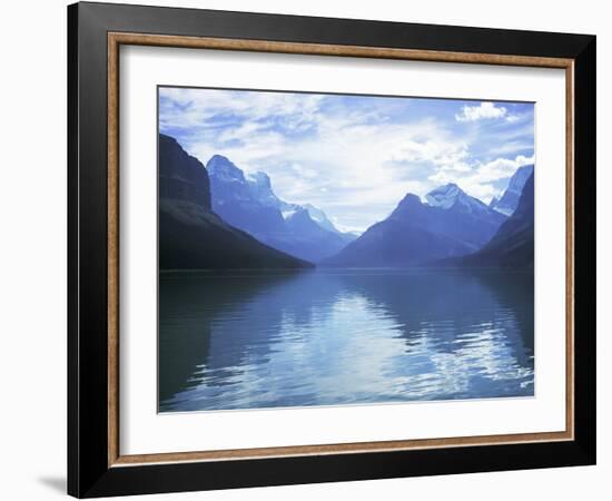Maligne Lake, Alberta, Rockies, Canada-J Lightfoot-Framed Photographic Print